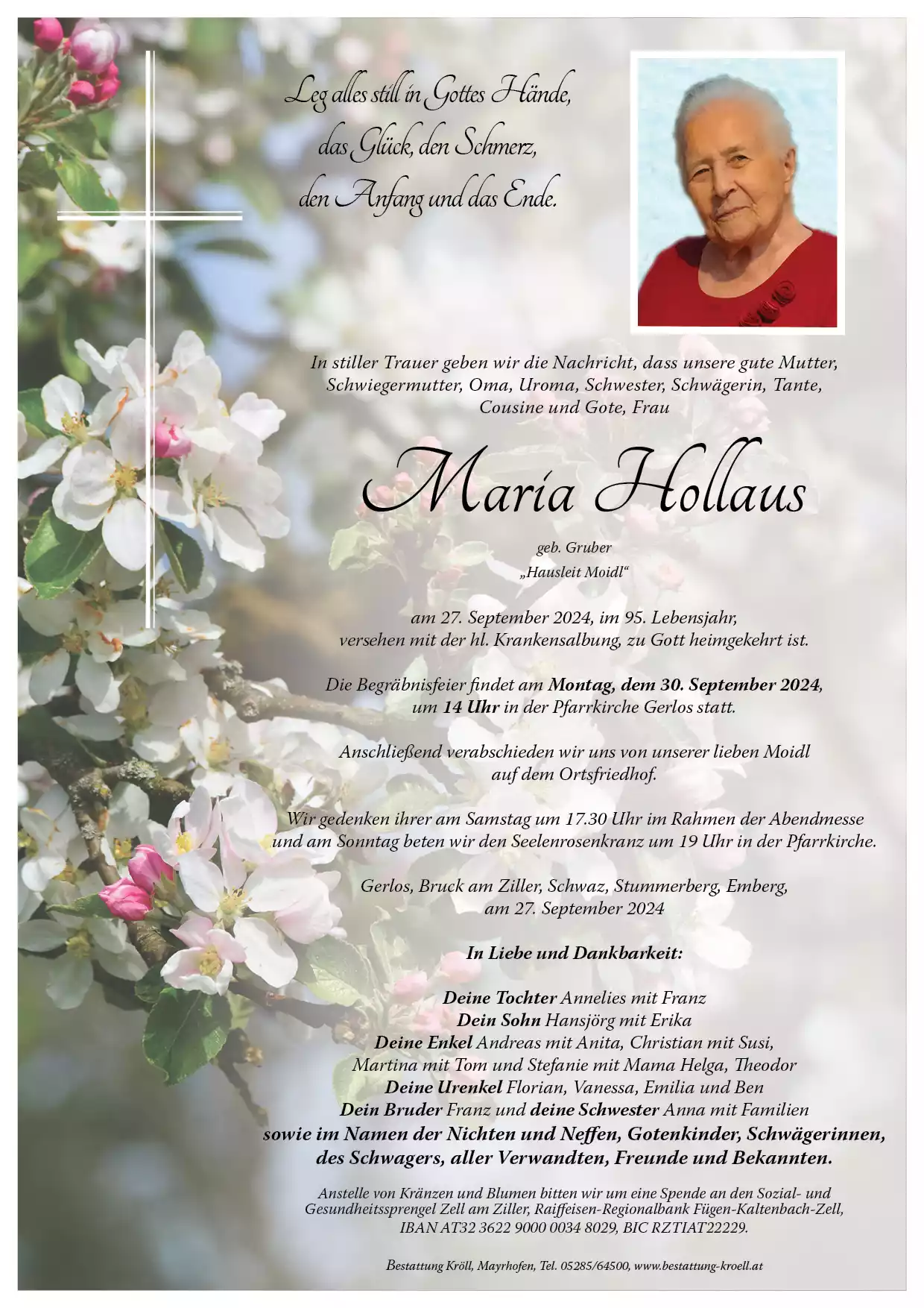 Parte von Maria Hollaus
